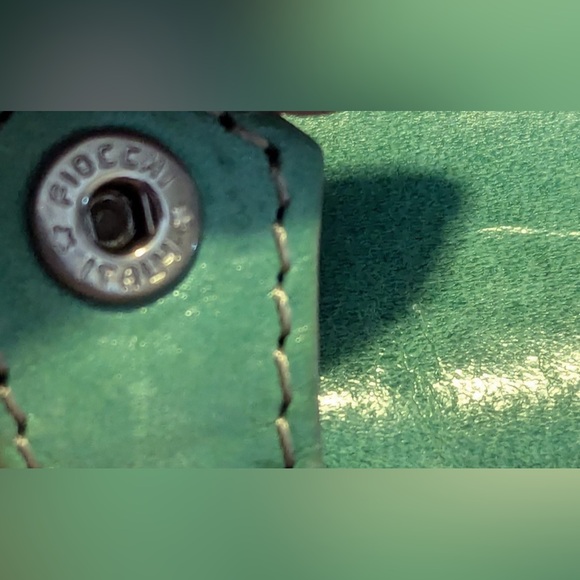 Burberry Blue Label Leather Wallet Lime Green Nova Check Lined Japan Luxury - Picture 11 of 17